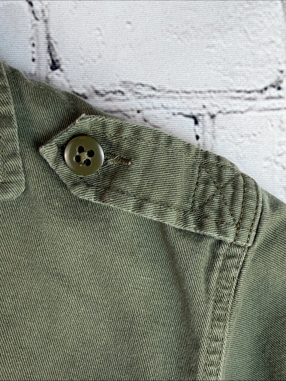 Ralph Lauren Denim & Supply Olive Green Utility Shirt Women Size S