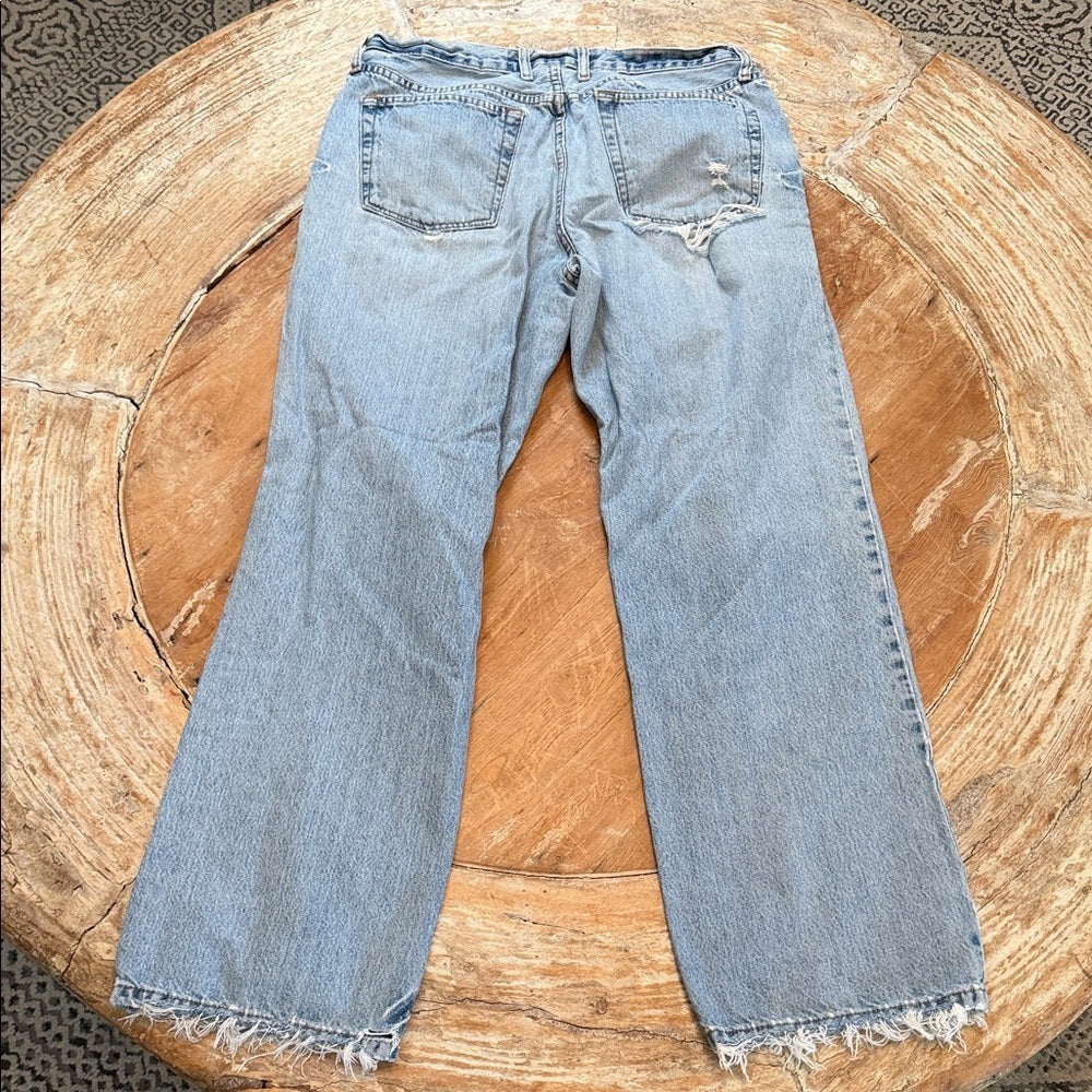 MASSIMO Denim Supply Logan Distressed Light Wash‎ Denim, Men’s 34 x 32