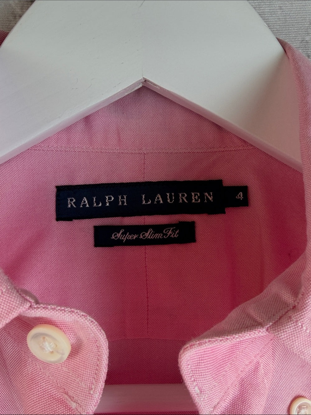 Ralph Lauren Light Pink Crest Button-Down Shirt