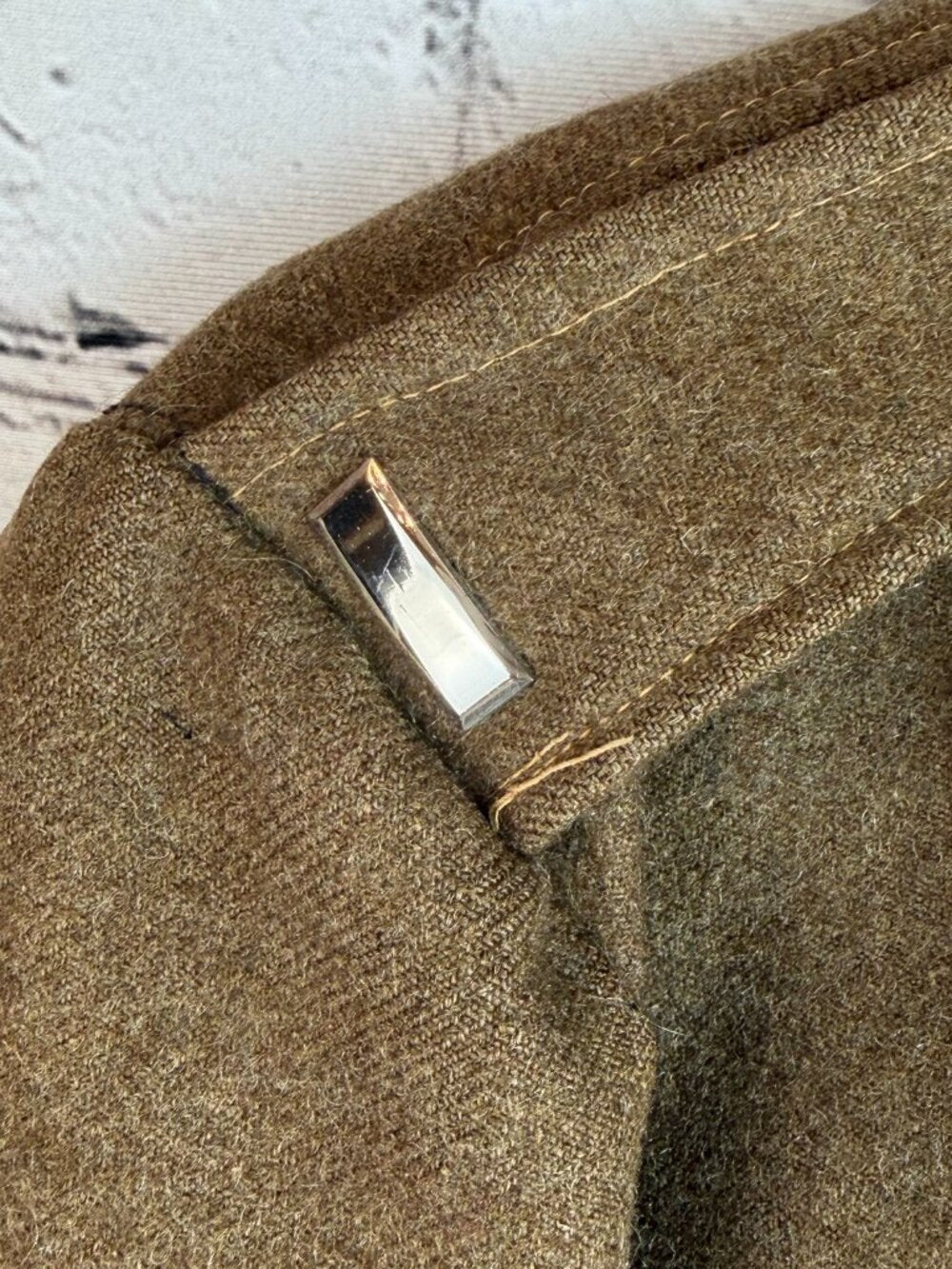 VINTAGE 1961 Battle Wool Military Jacket British Commonwealth Army