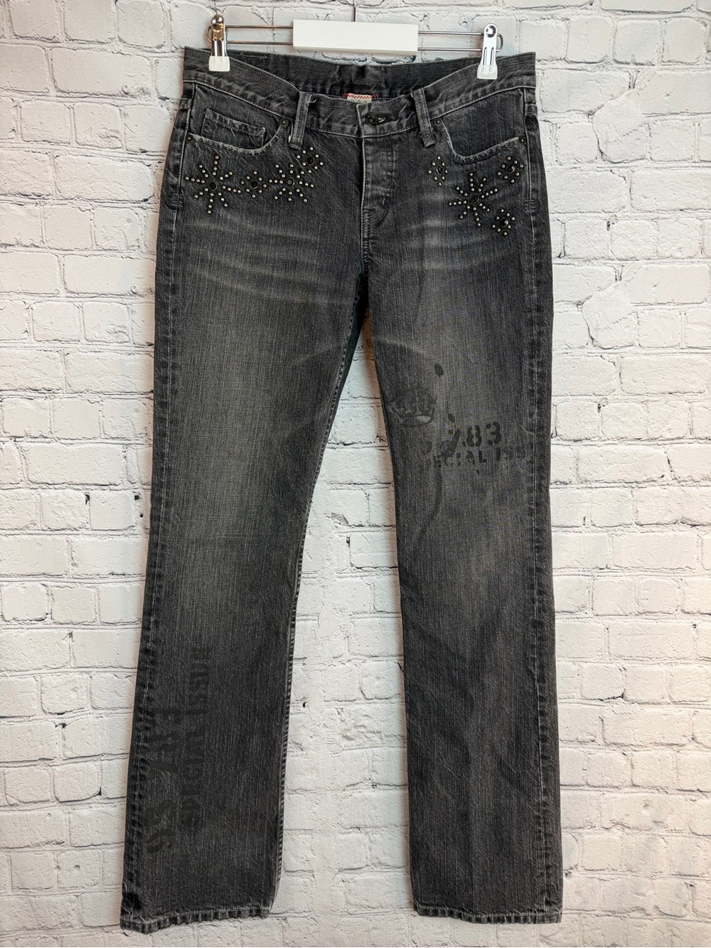 RUGBY RALPH LAUREN Black Bootcut Jeans | Special Issue | Collectible Denim | 28