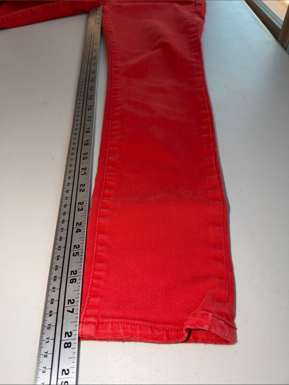 RUGBY RALPH LAUREN Bright Red Super Skinny Jeans | Pirate Patch | Collectible De