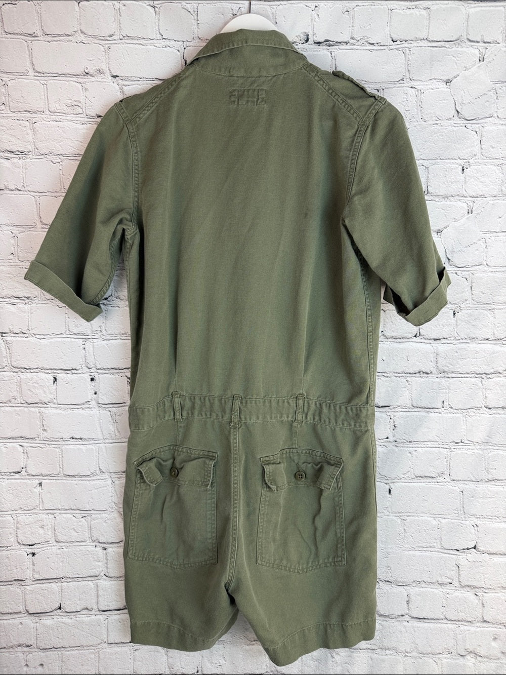 Ralph Lauren Denim & Supply Olive Green Utility Shirt Women Size S