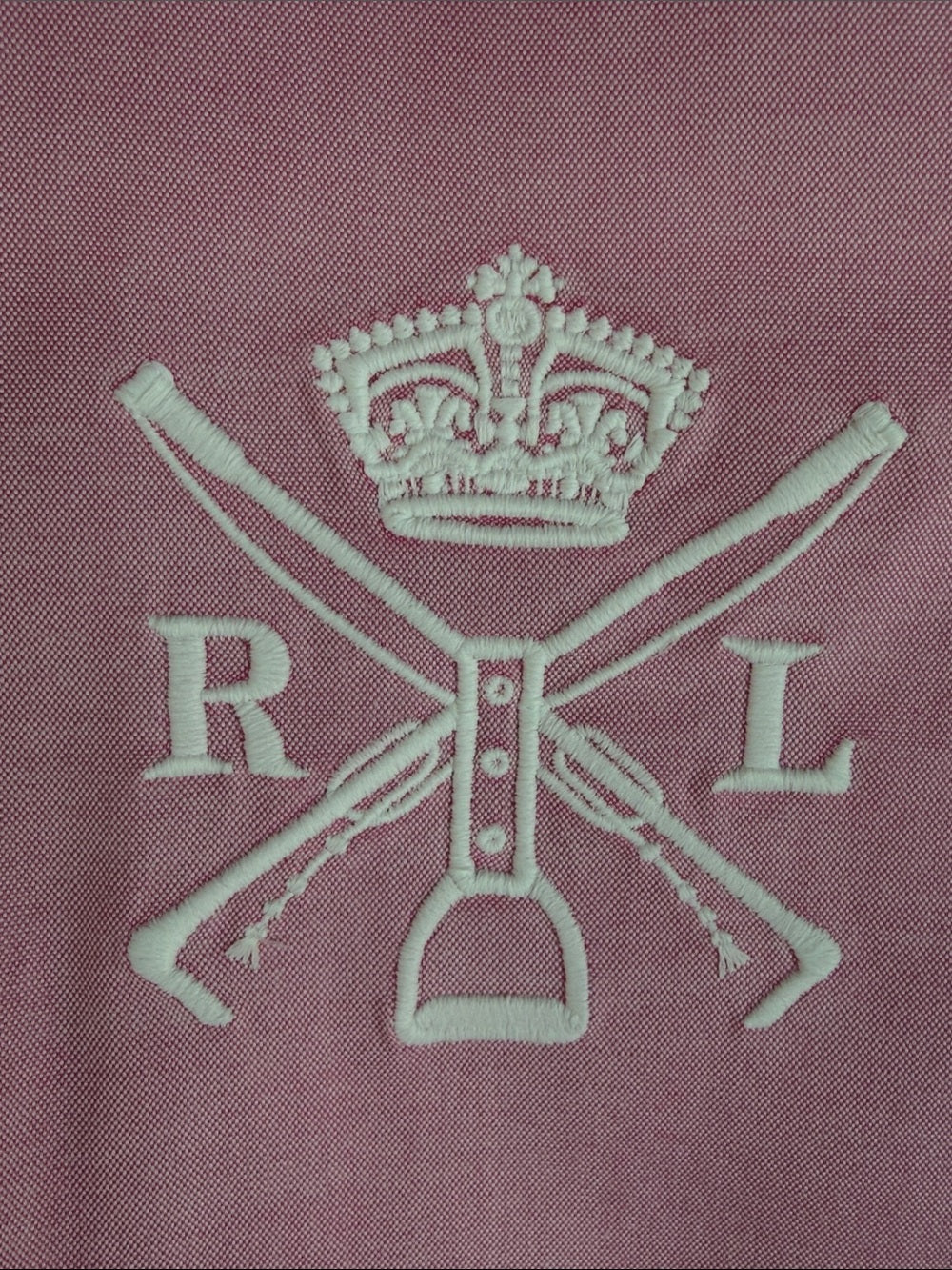 Ralph Lauren Light Pink Crest Button-Down Shirt
