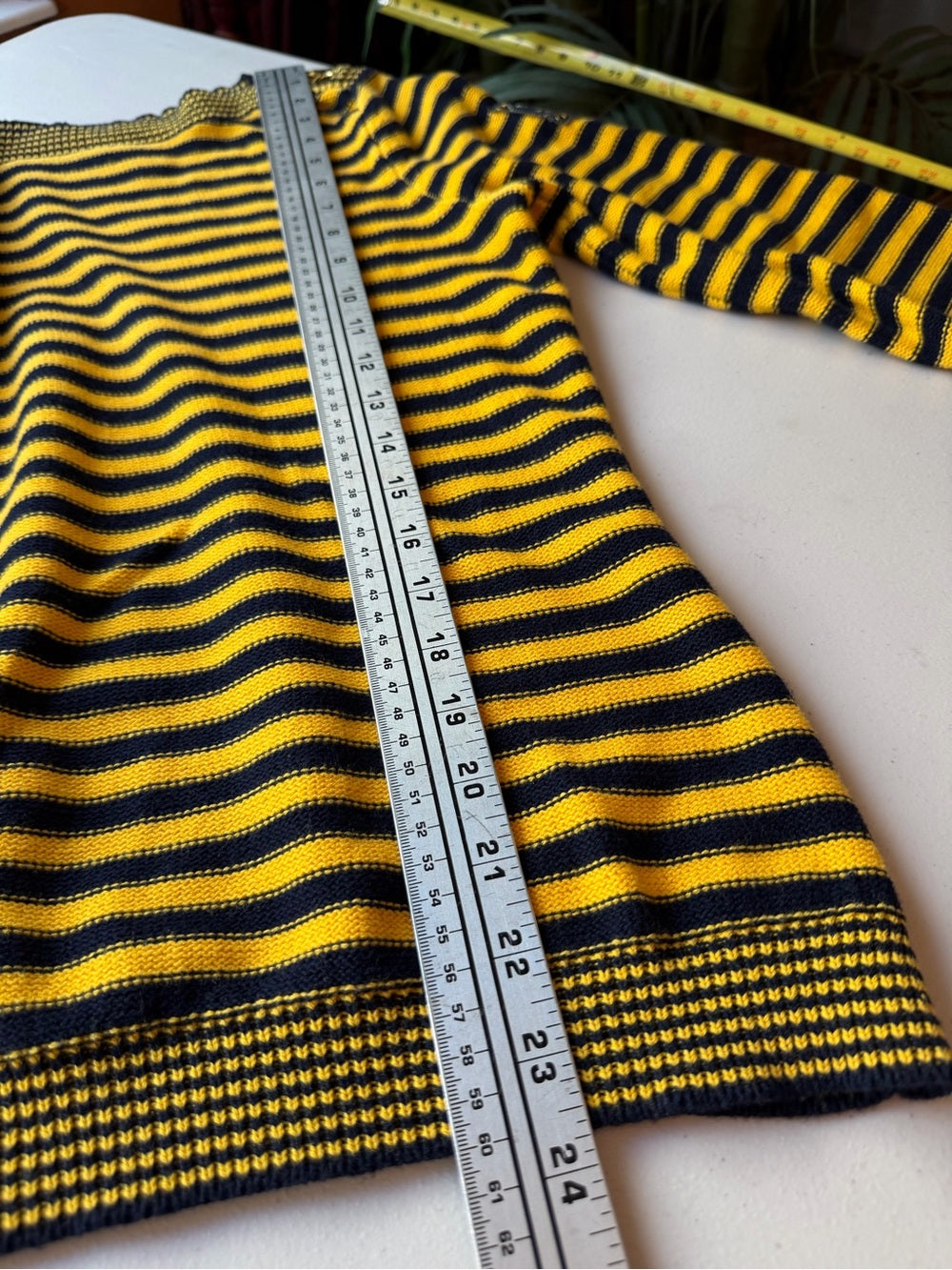 LRL Lauren Jeans Co Ribbed Striped Sweater Patches Crest LogoBoat Neck