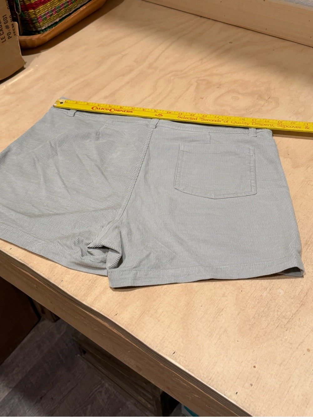HANG TEN Sage Green Corduroy Women's Shorts